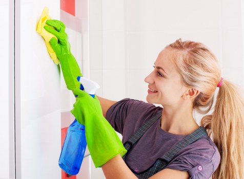 Commercial carpet cleaning service in a Harlesden business interior