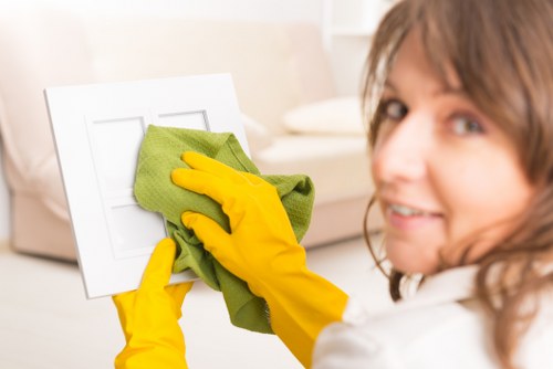 Upholstery cleaning process for a sofa in Harlesden home